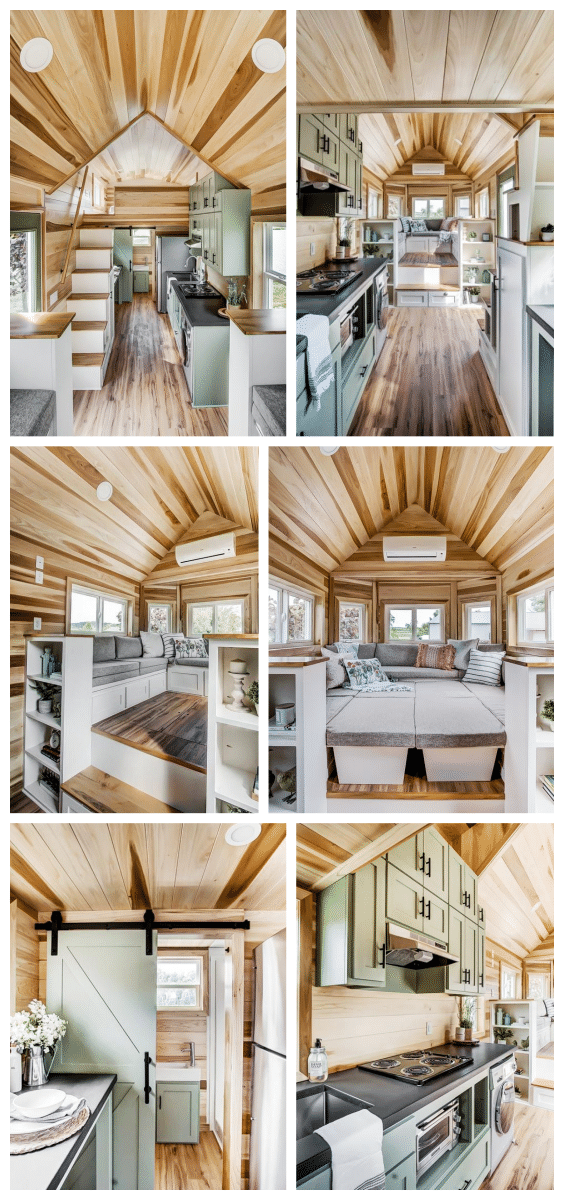 aménagement mini maison en bois