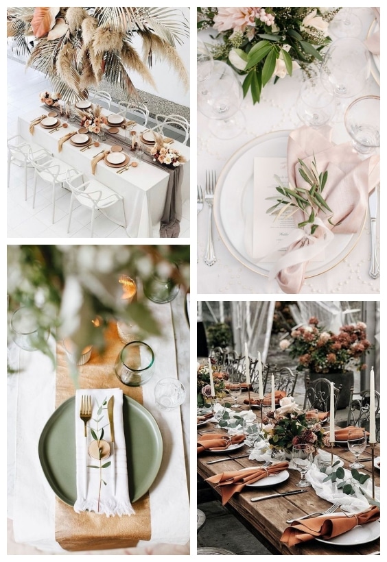 décoration table mariage champêtre 
